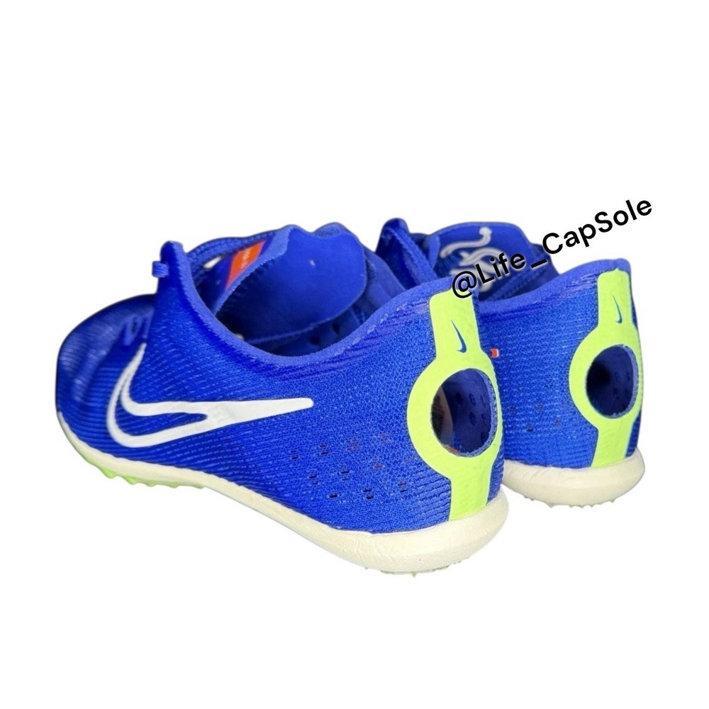 Men's 10 Nike Zoom Mamba 6 Track & Field Racer Blue Spikes DR2733-400 New - Picture 3 of 12
